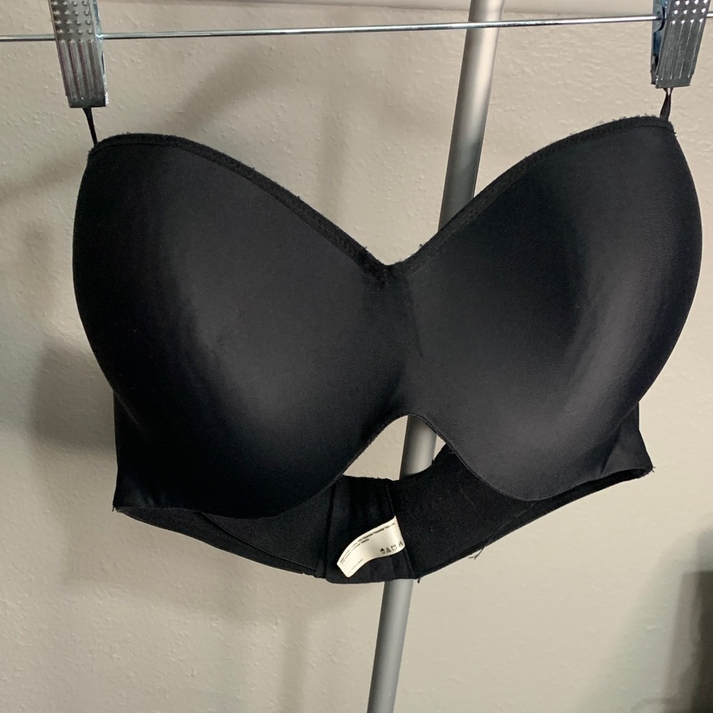 Lilyette Black Strapless Bra‎